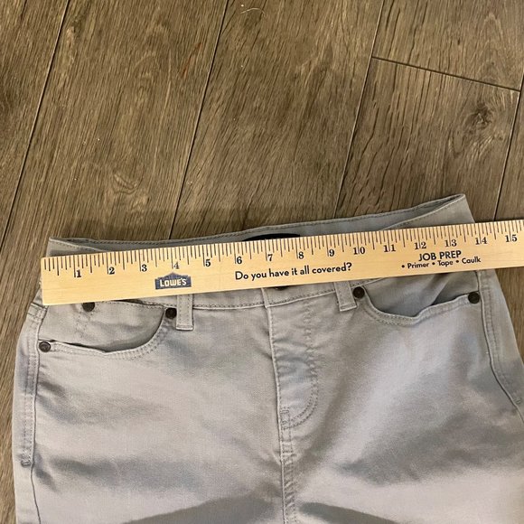 Talbots Simply Flattering 6P Gray Jegging Crop Ankle Jeans Pants - Picture 6 of 8